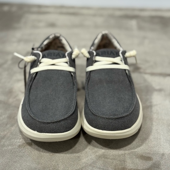 Ariat Gray Loafers Slip-Ons Casual Shoes - Picture 6 of 9